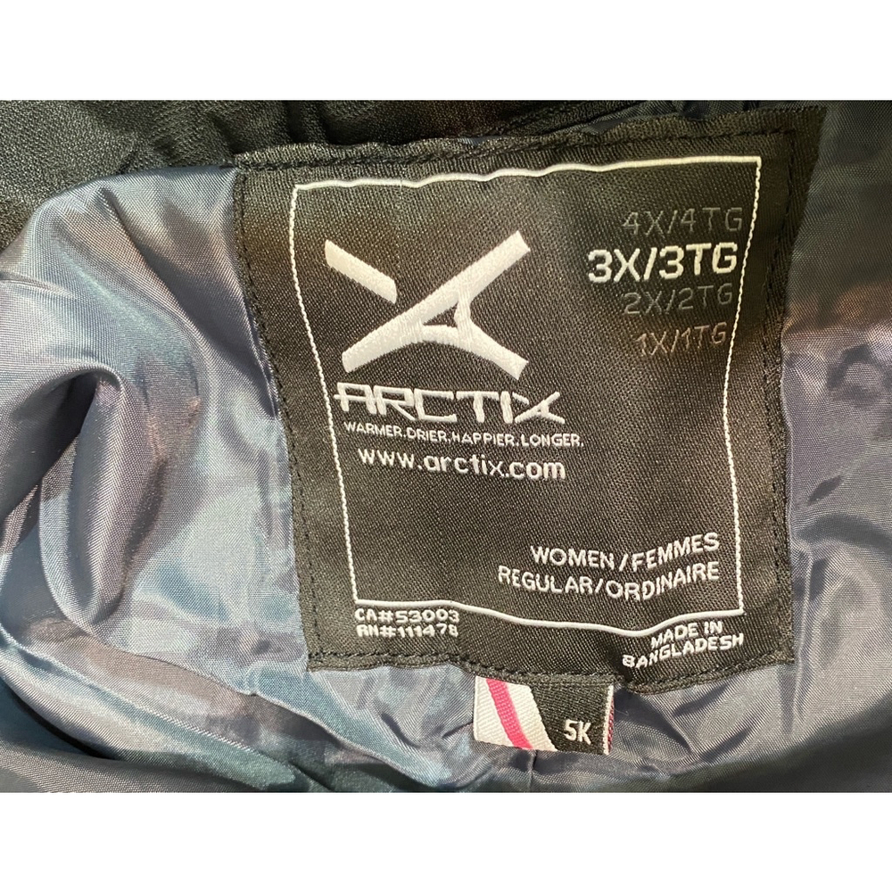 Women's Arctix Snow Pants 3X 31in. Inseam Black - Picture 6 of 12